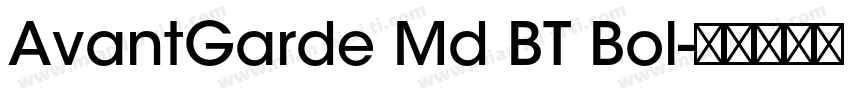 AvantGarde Md BT Bol字体转换